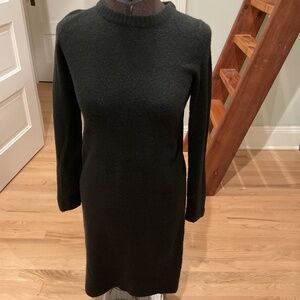 J Crew Factory Black Sweater Dress